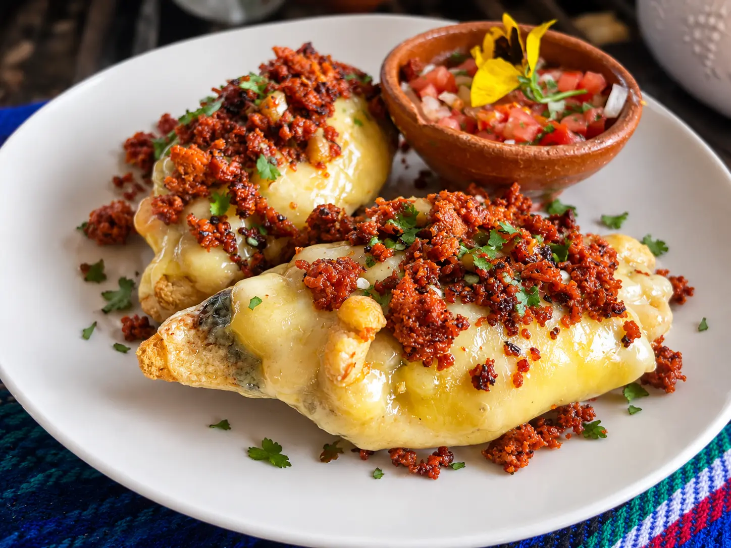 Chiles con queso