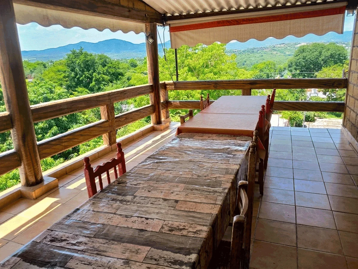 Vista Terraza Panoramica y Mesas